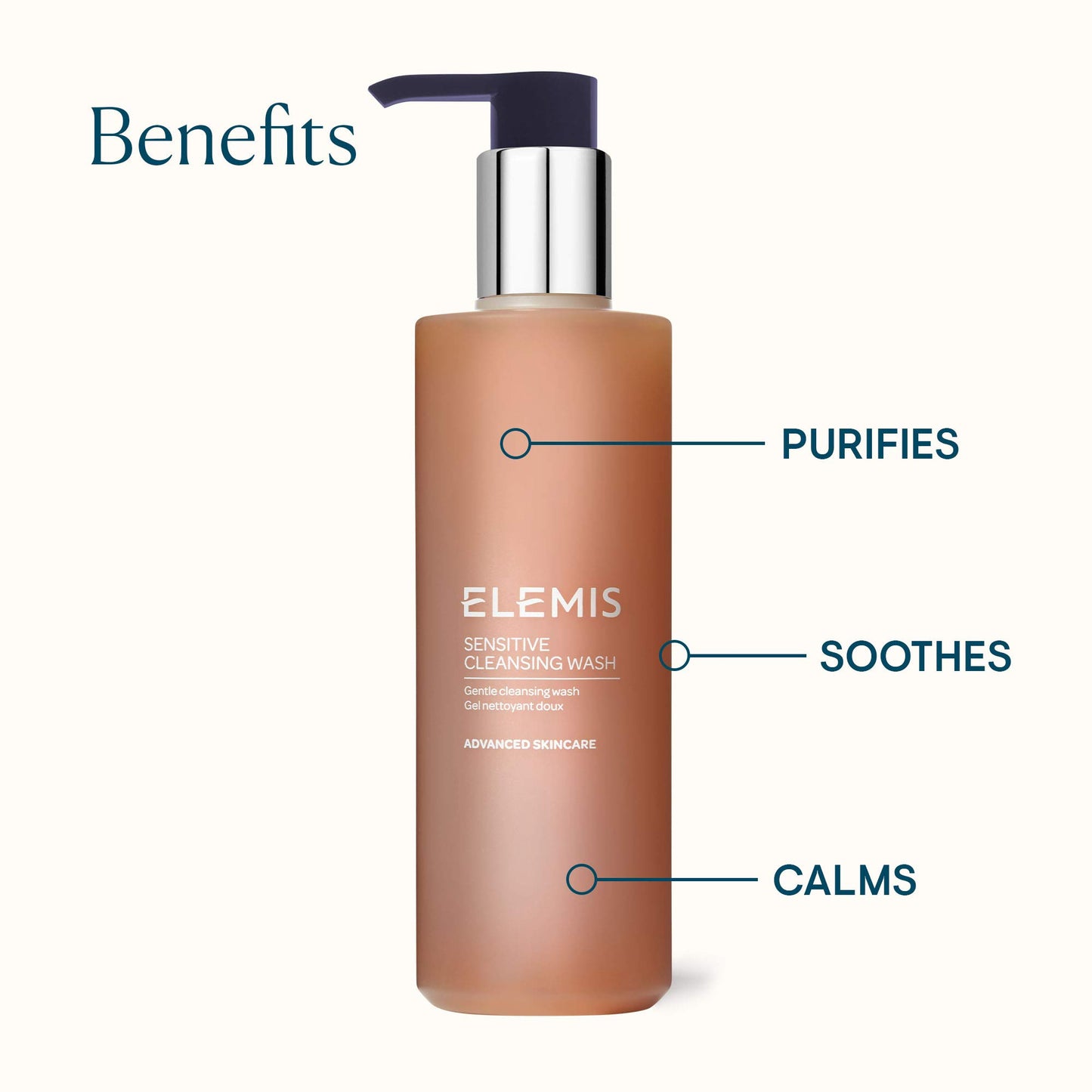 ELEMIS Sensitive Cleansing Wash, 6.76 Fl Oz