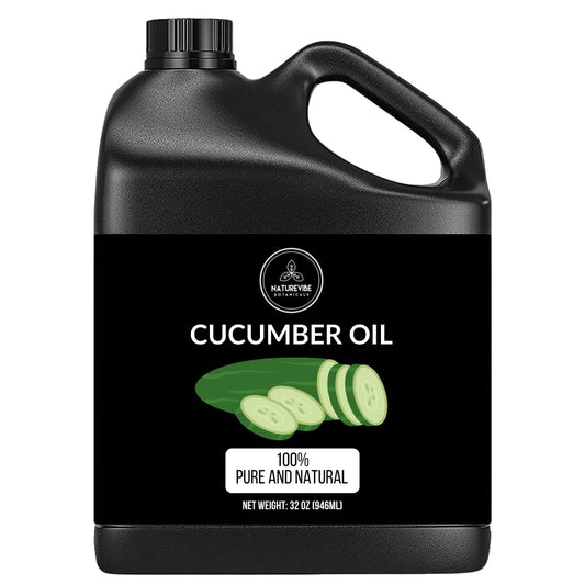 Naturevibe Botanicals Cucumber Seed Oil 32 Ounces | 100% Pure and Natural | Great for Skin Care and Hair Care