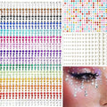 1556 Pcs Self Adhesive Face Gems Rhinestones Stickers