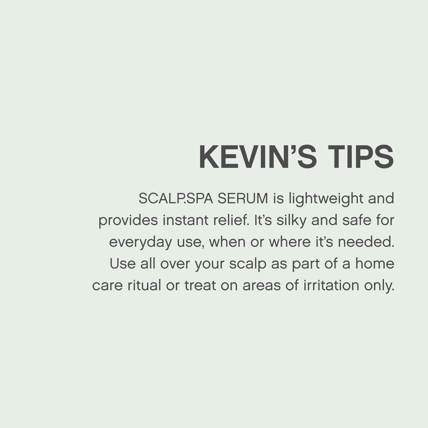 KEVIN.MURPHY SCALP.SPA SERUM - Leave-On Scalp Serum - Dry Scalp Relief - Scalp Health Treatment - Nourishing Scalp Serum - With Celery Seed Extract & Rose Flower - 45 mL / 1.5 fl oz