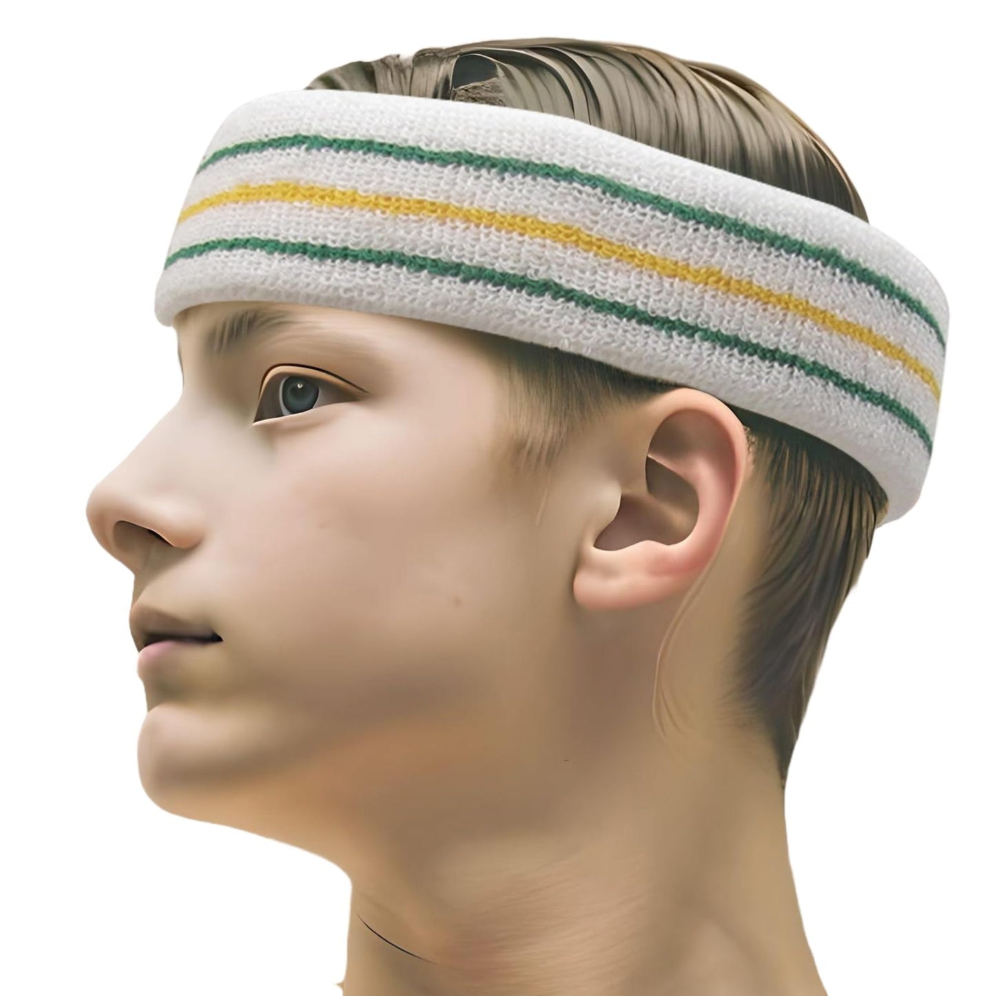 COUVER Tennis Style Premium Quality Athletic Terry Head Sweatband(1 Piece)