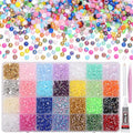28 Colors 4mm Flatback Pearls Set for Crafting and Nail Art