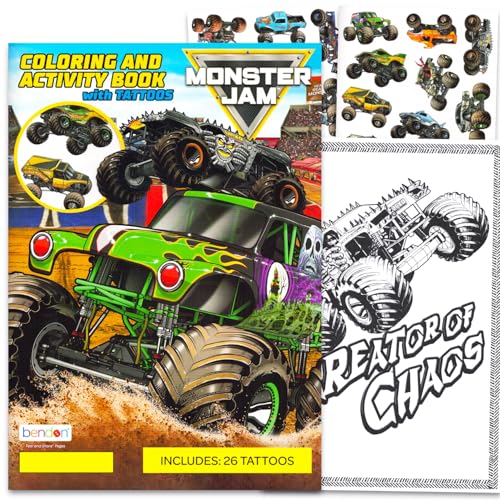 Monster Jam Gravedigger Temporary Tattoos Party Favors 50 Pack