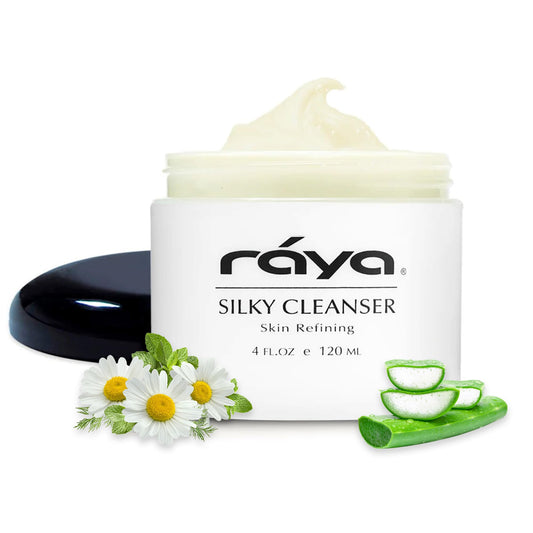 RAYA Silky Facial Cleaner (R-114) | Light, Foamy, Refining Face-Wash for Dry Skin | Made With Chamomile and Seaweed Extracts | Helps Create a Clear and Smooth Complexion