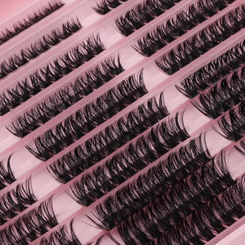 Lash Clusters 300PCS Mixed Volume Eyelash Extensions 8-16mm
