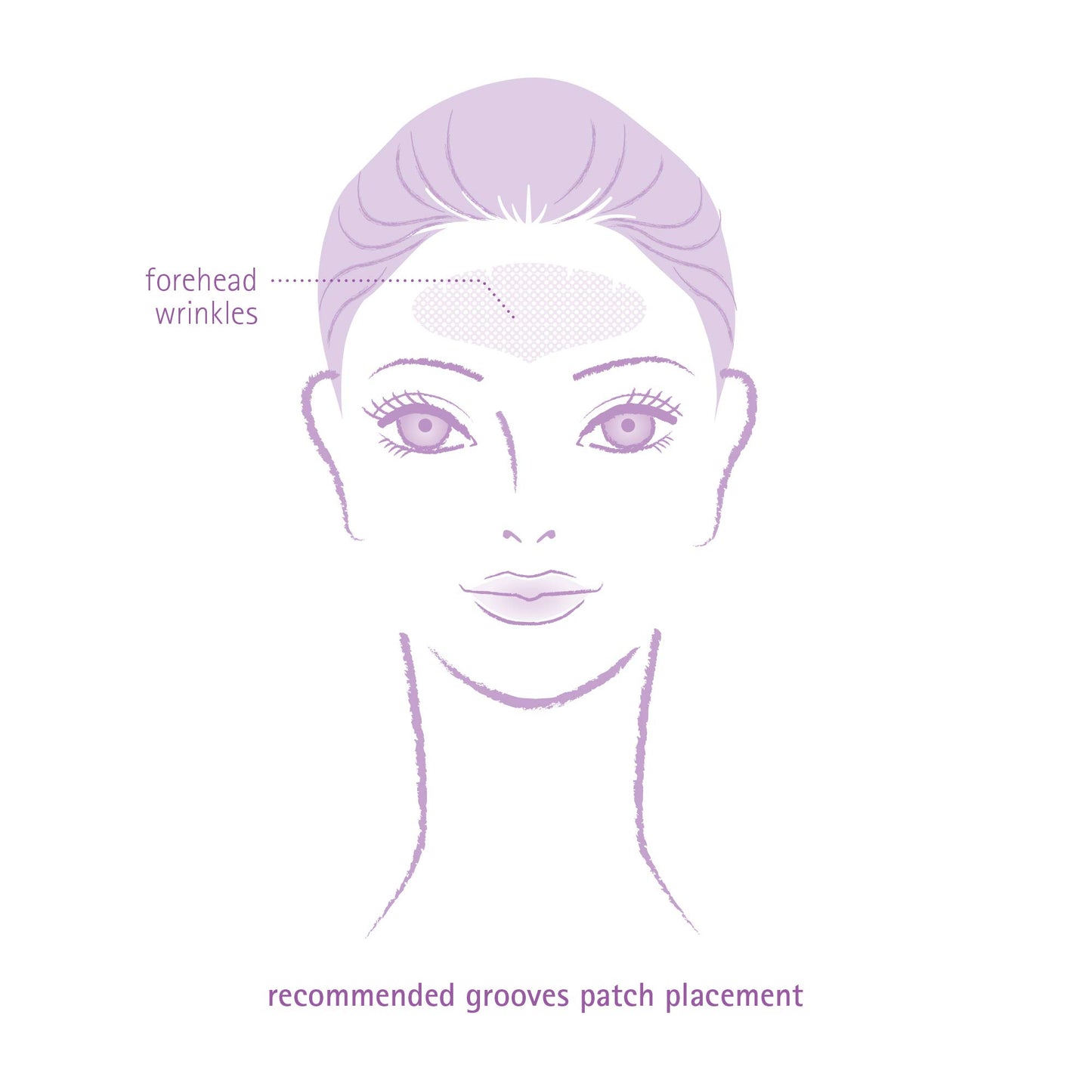 Toute Nuit Wrinkle Patches – Grooves – Face Tape for Maximum Forehead Coverage – Hypoallergenic Anti Wrinkle Patches – 20 Count, Made in USA (Pack of 2)