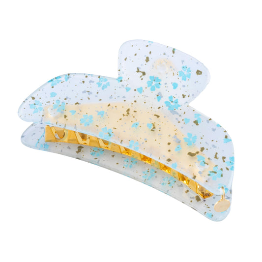 Hair Claw Clip Vance Clip for Women Girls (SEIMEI) Made in Japan Banana Cute Aesthetic Japanese Hair Accessory for Thick Hair (Wide Vance Clip White)