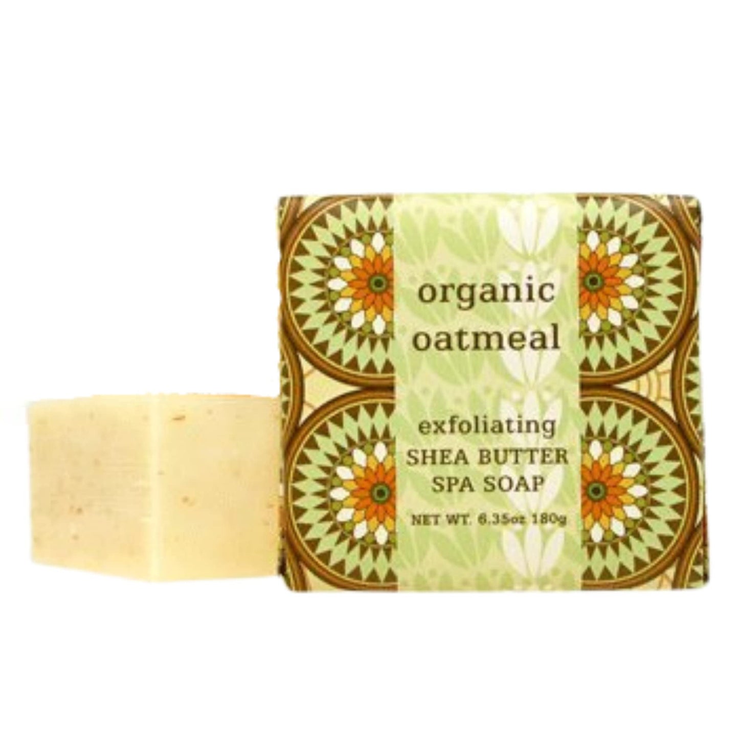 Greenwich Bay Trading Vegan Natural Botantical Shea Butter Bar Soap, French Milled Triple Milled, Essential Oils, 6.35 ounces (Organic Oatmeal Exfoliating)