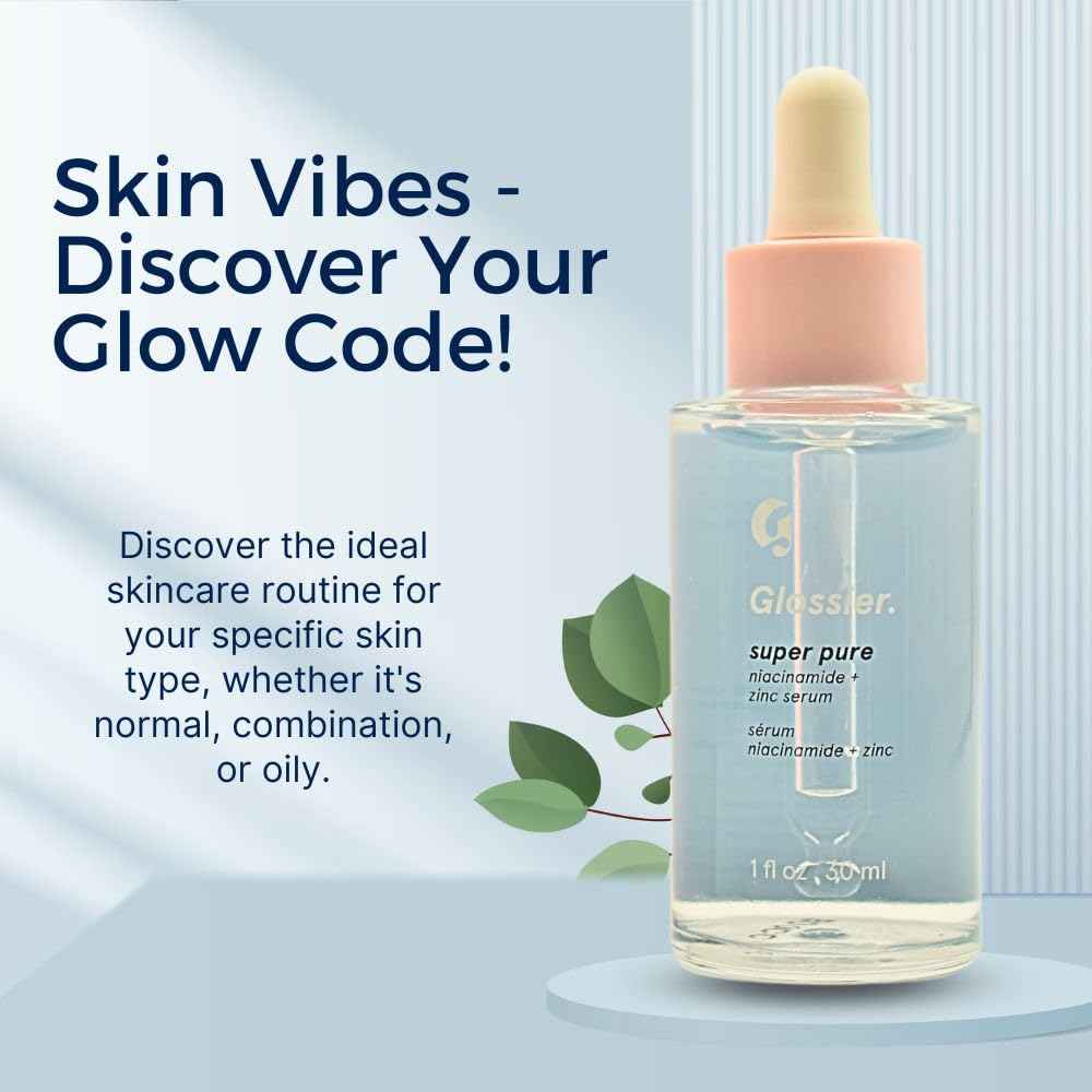 Glossier Super Pure Clarifying Face Serum with Niacinamide + Zinc 1 Fl oz / 30 mL
