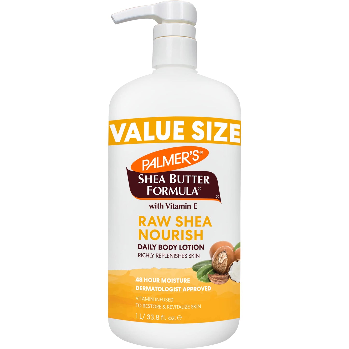 Palmer's Shea Formula Raw Shea Body Lotion and Body Balm for Dry Skin