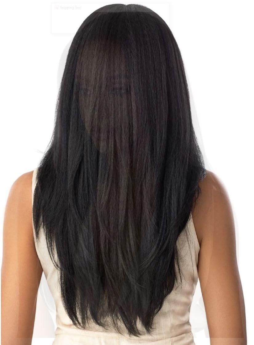 Outre Synthetic Lace Front Wig (Soft & Natural) - NEESHA 203 (Color:1 Jet Black)