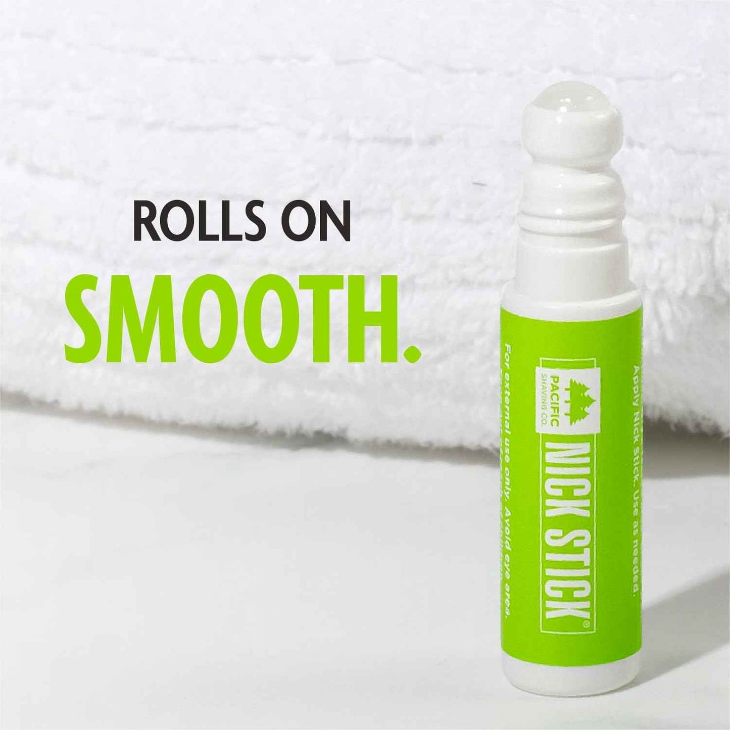Pacific Shaving Company Nick Stick - A Shave Essential - Puts Nicks in Their Place - Liquid Roll-On Applicator, Dries Clear - With Vitamin E & Aloe Vera (0.25 Oz, 3 Pack)