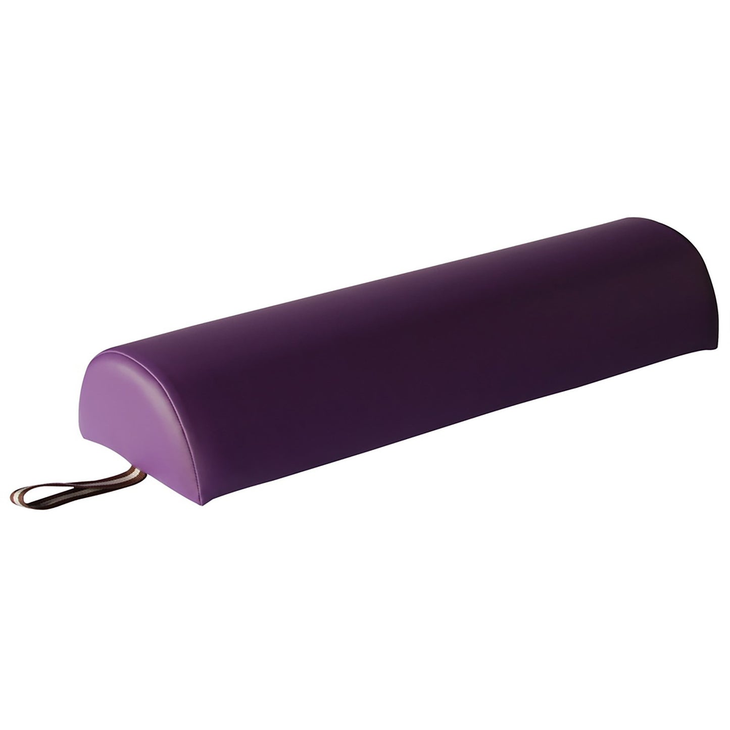 Master Massage 6"x26" Large Half Round Bolster Pillow – Purple, Semi-Round Cushion for Massage Tables, Yoga, and Physical Therapy