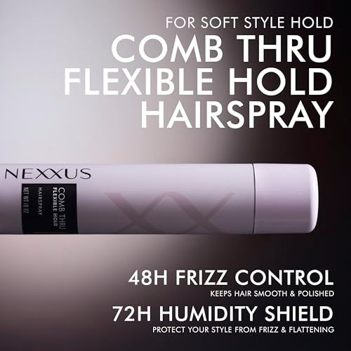 Nexxus Comb Thru Hairspray 10 oz - Flexible Hold, Frizz Control