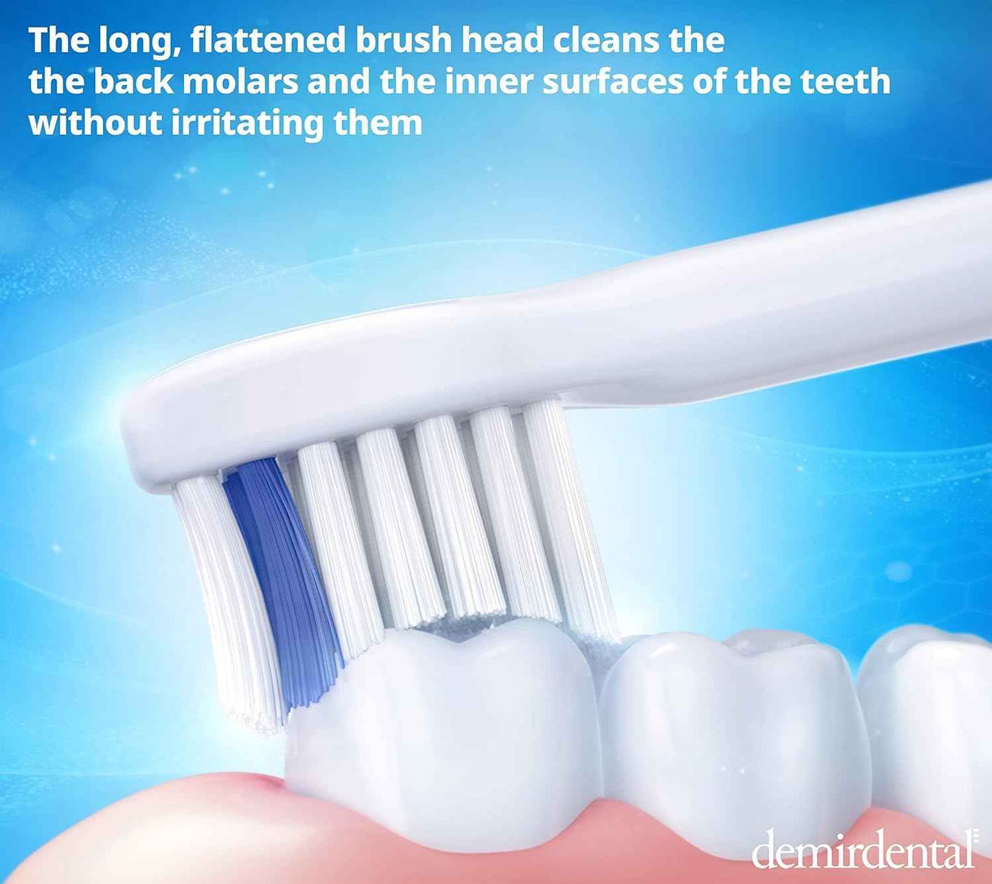 Toothbrush Heads Mini Extra Soft Compatible with Philips Sonicare Toothbrush Heads - Soft & Small Replacement Heads for Sensitive Teeth - Gentle Brush Heads - White - Replaces HX6088e-8 Pack