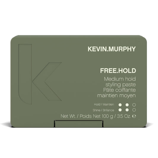 KEVIN.MURPHY Free.Hold - Hair Styling Paste - for All Hair Types - Medium Hold - Hair Breakage Prevention - Hair Styling Product - Paraben Free Hair Care - 100 g / 3.5 oz