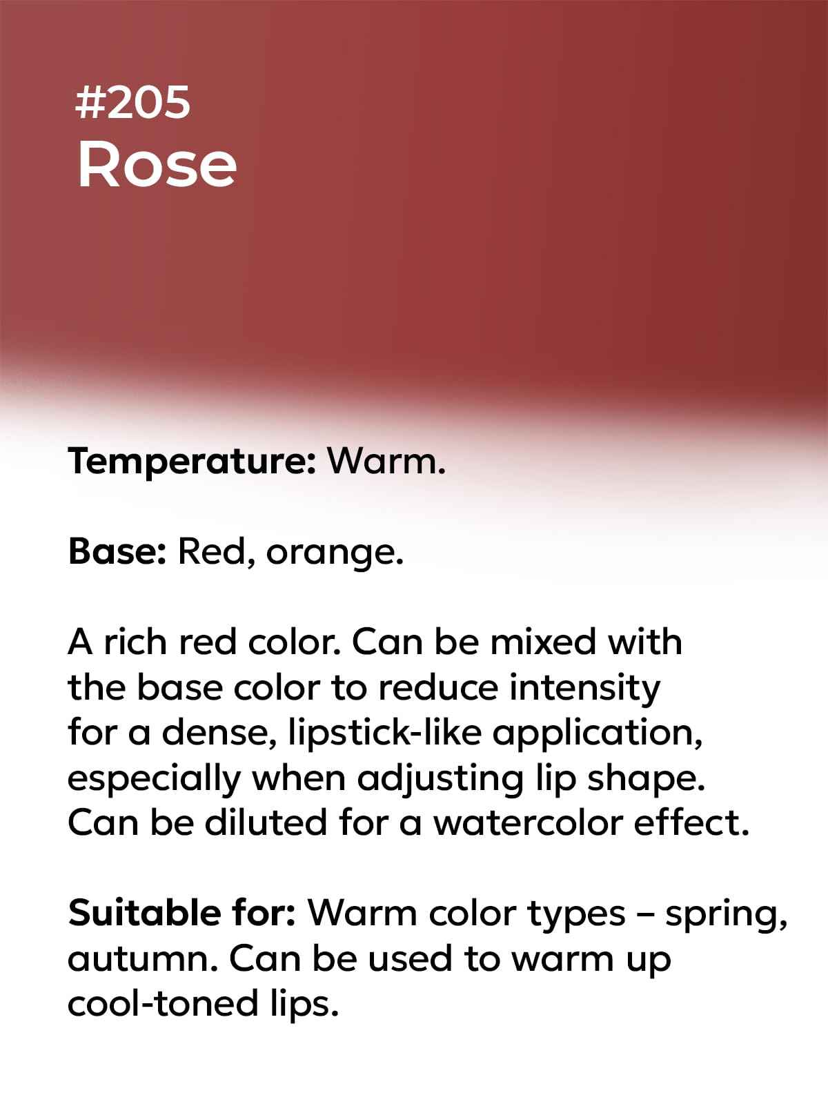 NE PIGMENTS Rose #205 - By Elena Nechaeva - Lip Pigment - Permanent Makeup - Professional Tattoo Ink