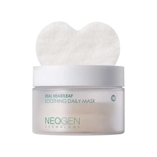 NEOGEN DERMALOGY Real Heartleaf Soothing Daily Pad, Heartleaf Toner Pad/40Pads