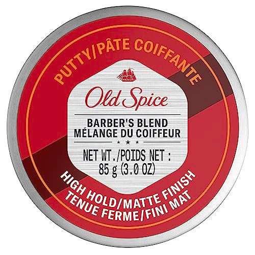 Old Spice Barber's Blend Hair Putty - High Hold, Matte 3oz