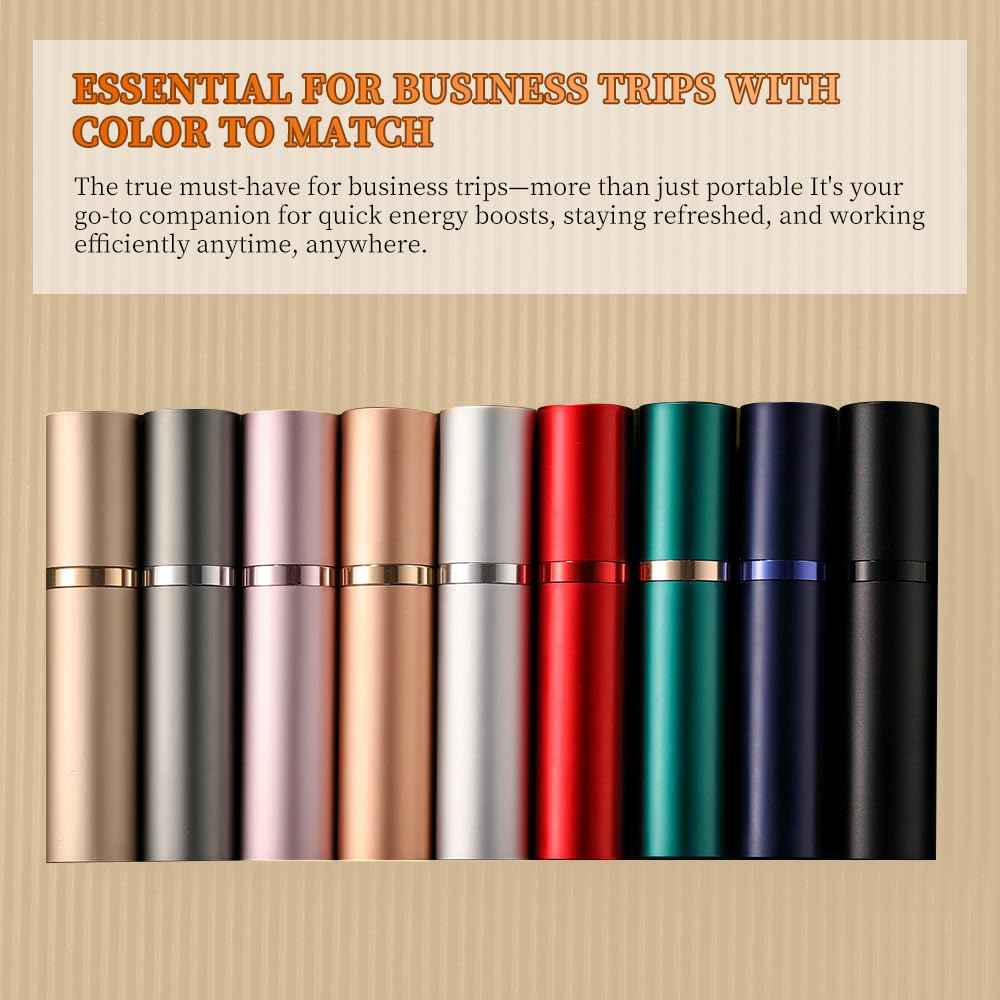 DIOHIO 5ml Perfume Atomizer Travel Refillable, 3PCS Perfume Travel Refillable Bottle,Bottom-Filling Fragrances Perfumes Bottle,Mini Cologne Dispenser,Portable Sprayer (Black-Grey-Purple