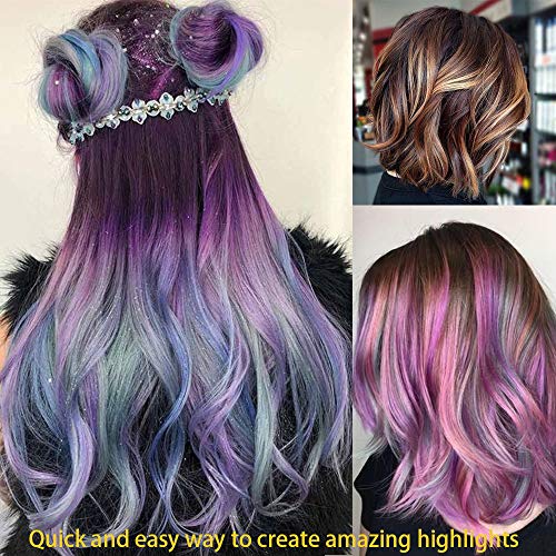 Professional Silicone Highlight Caps Set - 2 PCS for Hair Coloring