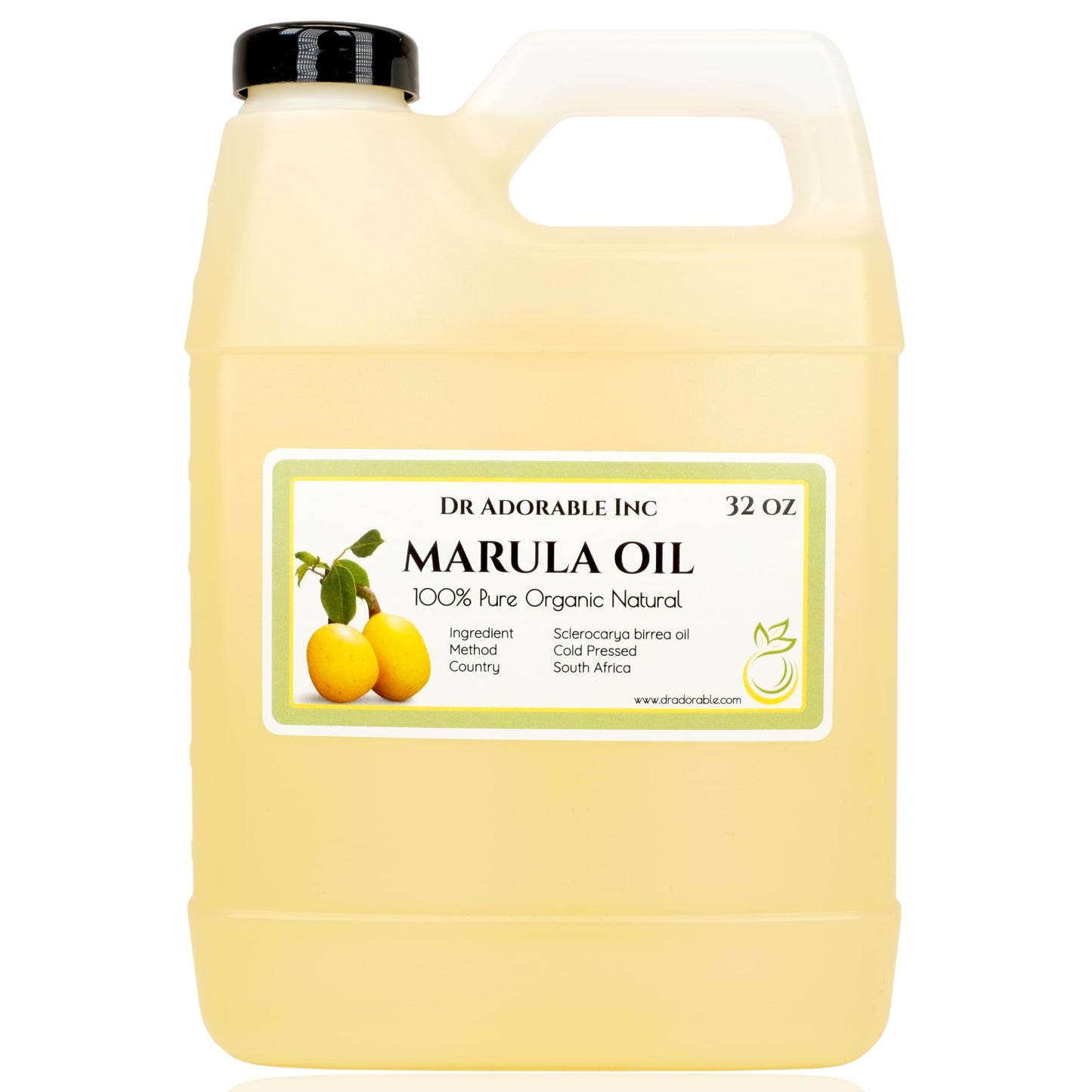 Dr Adorable - 32 oz - Marula Oil - 100% Pure Natural Organic Cold Pressed