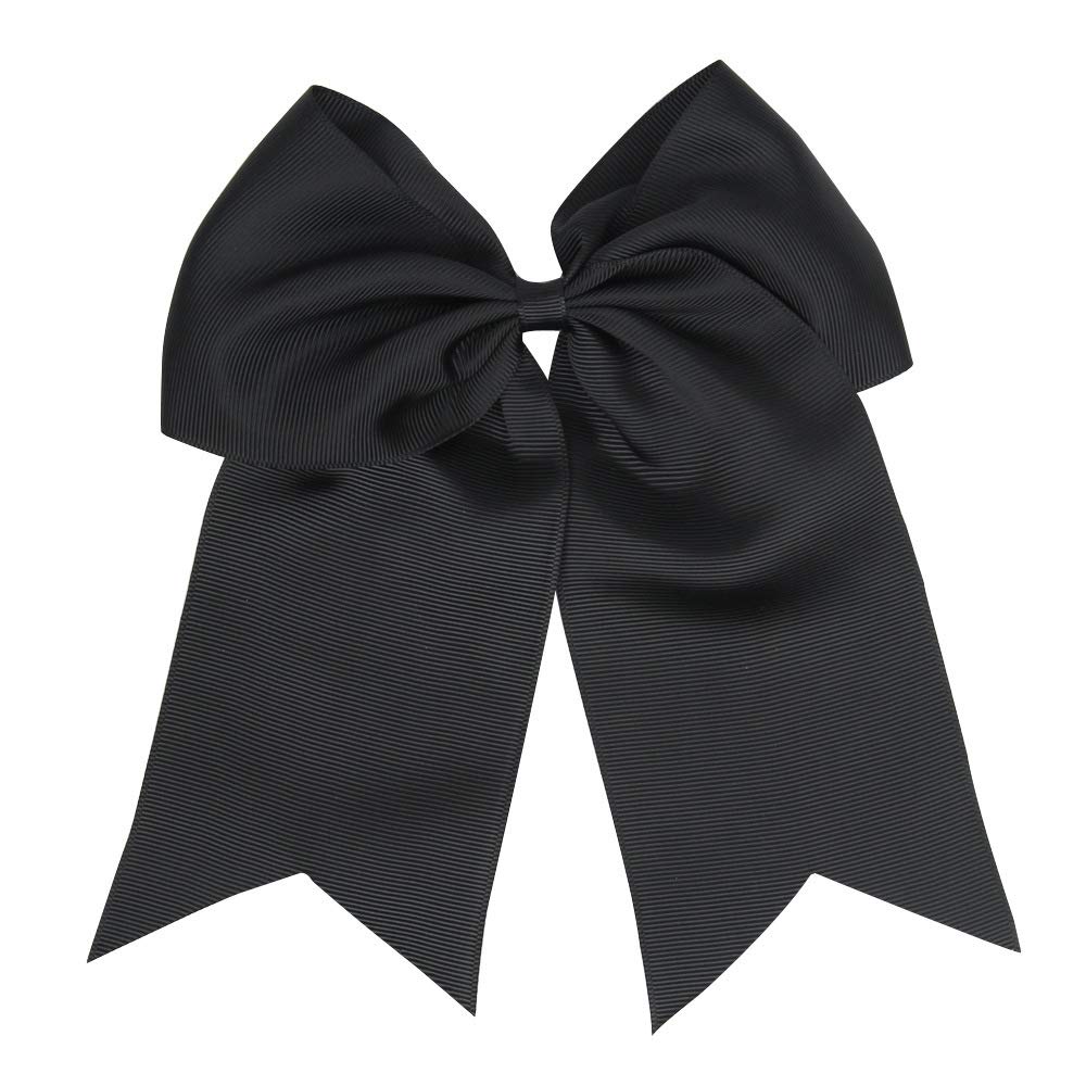 ZOONAI Women Teen Girls Large Hair Bow Clip Hair Accessories Big Hair Bow Hairpin Headwear (Black)