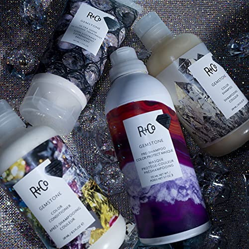 R+Co Gemstone Pre-Shampoo Color Protect Masque | Preserve Hair Color, Vibrance + Hydration + Softness | Vegan + Cruelty-Free | 5.75 Oz