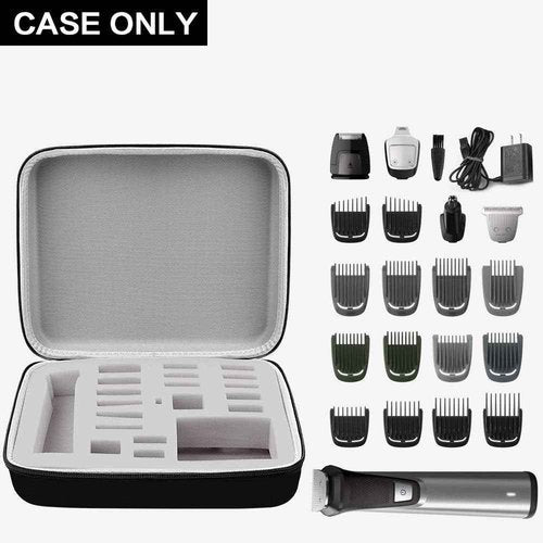 Case Compatible with Philips for Norelco Multigroom Series 7000 5000 Men's Grooming Kit with Trimmer MG7750/49 MG7910/49 MG9510/60. Storage Holder for Attachment Trimmer & Accessories (Box Only)