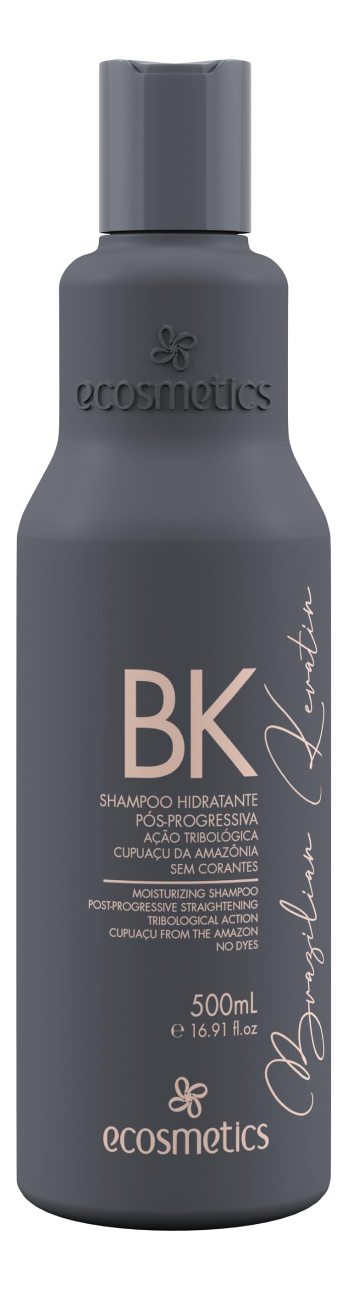 Kit Brazilian Keratin Treatment Ecosmetics BK | Progressive Brush | Straightening & Smoothing System | Volume Reducer. 1000ml/500ml/250ml/250ml