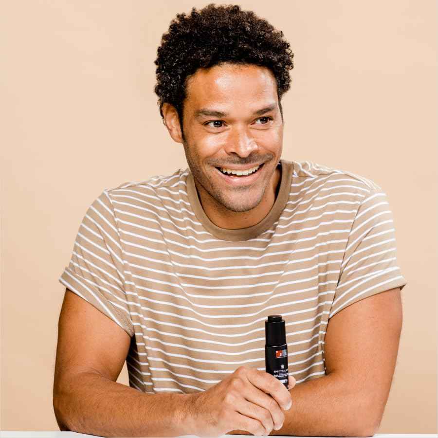 DS Labs Spectral.BRD Beard Conditioning Serum, 30mL - Supports Thicker, Fuller, Looking Facial Hair, With Nanoxidil, Biotin, Niacinamide, Castor Oil & Hyaluronic Acid, Non-Greasy, Paraben Free