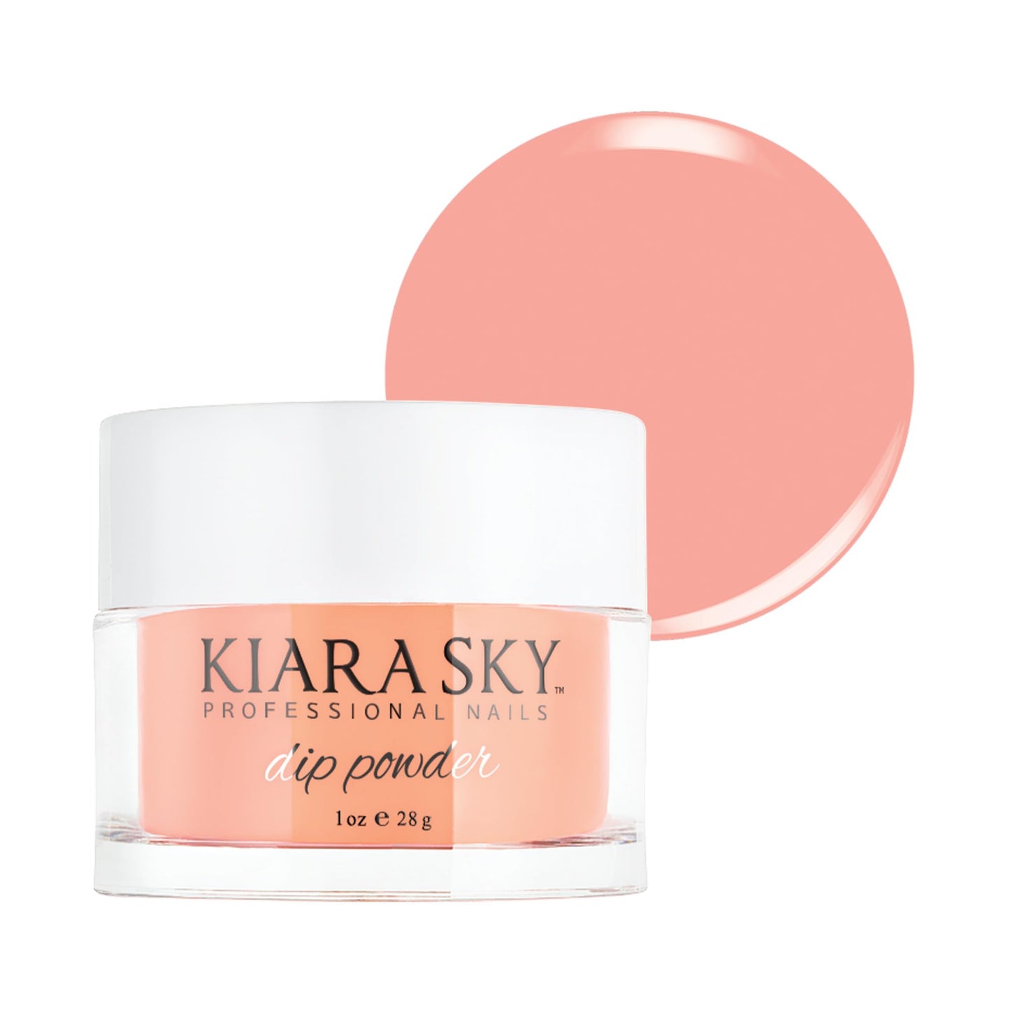 Kiara Sky Long Lasting Nail Dip Powder Coral Tones 1 oz, Peachin