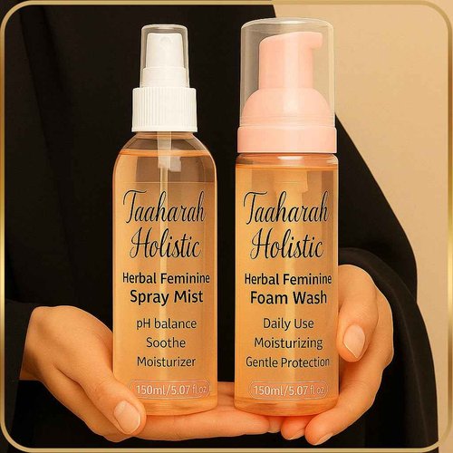 Luxury Plant-Based Feminine Spray and Wash Set – Intimate Care for Women, Daily Hygiene Solution for Sensitive Areas, pH Balancing and Refreshing Comfort, 5.07 fl oz