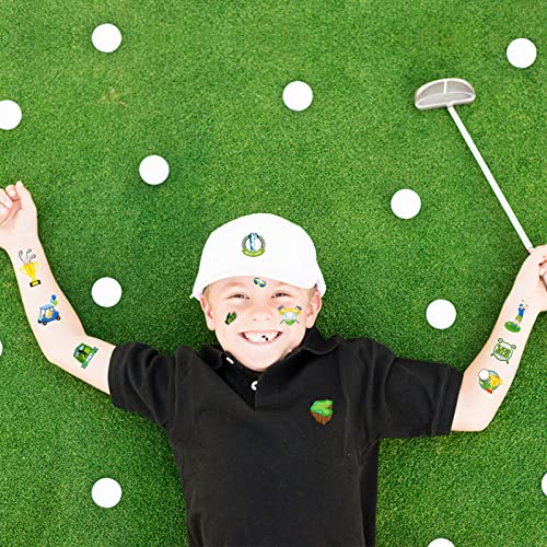 Golf Temporary Tattoos - 12 Sheet 120 PCS Party Favors