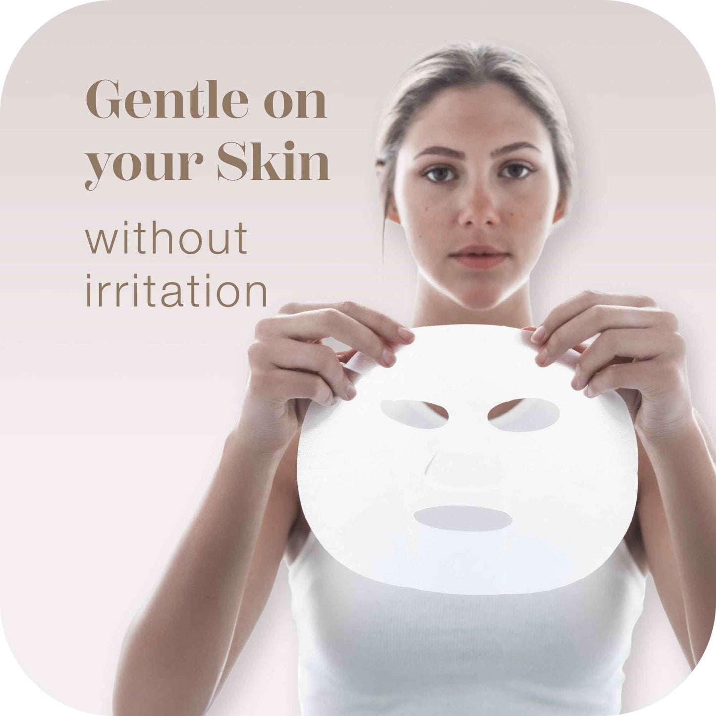 InfiniteAloe Biocellulose Fiber Face Mask, réparneu Revive Anti Aging Face Mask