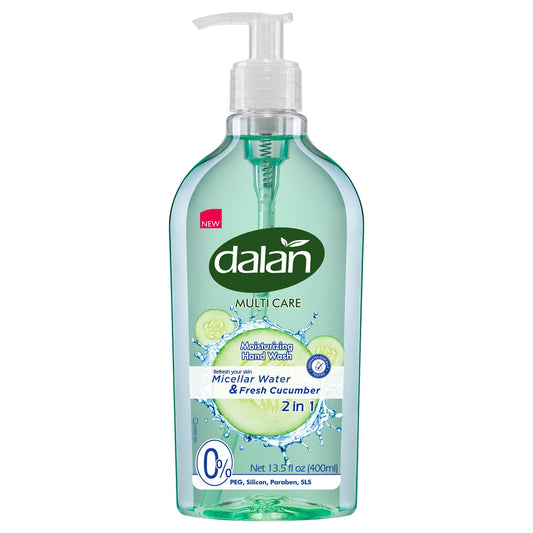 Dalan Fresh Cucumber Multicare Ultra Moisturizing Liquid Hand Soap for Normal and Dry Hands Fresh Clean and Soft Feeling (13.5 Fl Oz / 400 mL (Pack of 1))