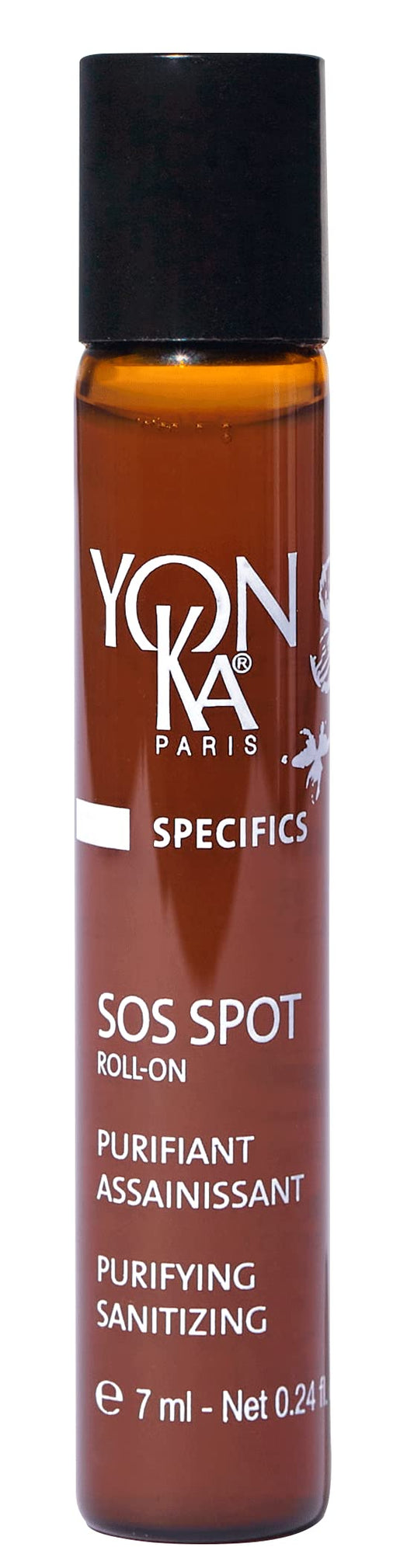 Yon-Ka SOS Spot Acne Treatment, Roll On Natural Lactic Acid to Clear Breakouts (7ml)