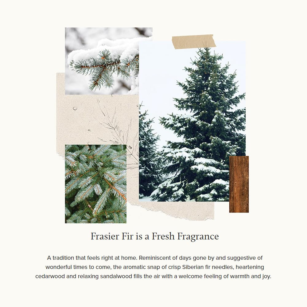 Thymes Frasier Fir Bar Soap - Pine Tree Scented Hand and Body Soap (5.5 oz)