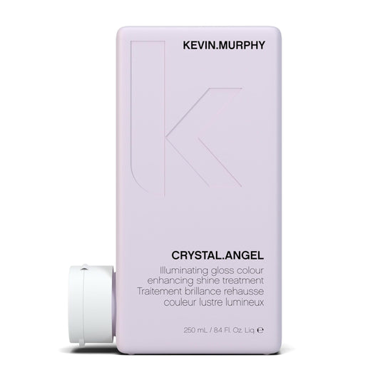 KEVIN.MURPHY CRYSTAL.ANGEL - Colour Shine Hair Treatment - For Colour Gloss - For Coloured or Natural Hair - For Blonde & White Tones - Hair Repair & Shine - 250 mL / 8.4 fl oz