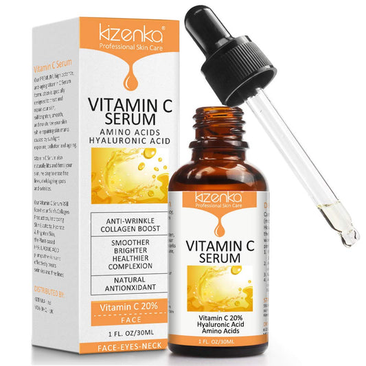 Vitamin C Serum, Anti Aging Serum for Face, Face Serums with Hyaluronic Acid, Suitable for All Skin Types