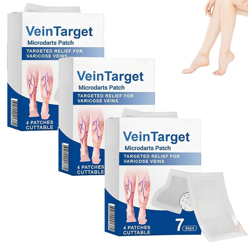 Varicose Veins Treatment Patches for Legs - 4 Cuttable Pcs