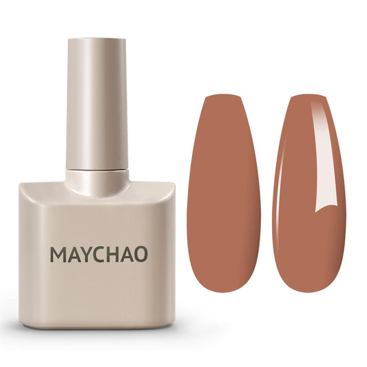 MAYCHAO 15ML Gel Nail Polish 1Pc Caramel Gel Polish Soak Off UV LED Nail Polish Nail Art Starter Manicure Salon DIY at Home, 0.5 OZ