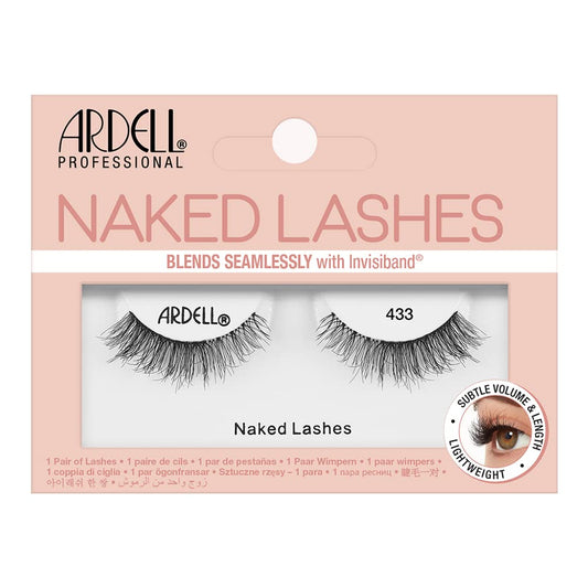 Ardell Strip Lashes Naked Lashes 433 with Invisiband, 1 pair