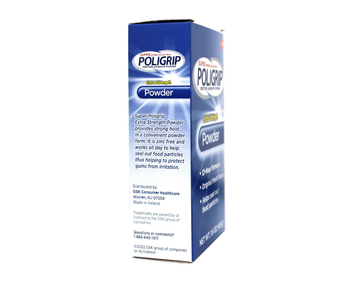 Super Poligrip Denture Adhesive Powder-1.6 oz (Pack of 4) by Super Poli-Grip