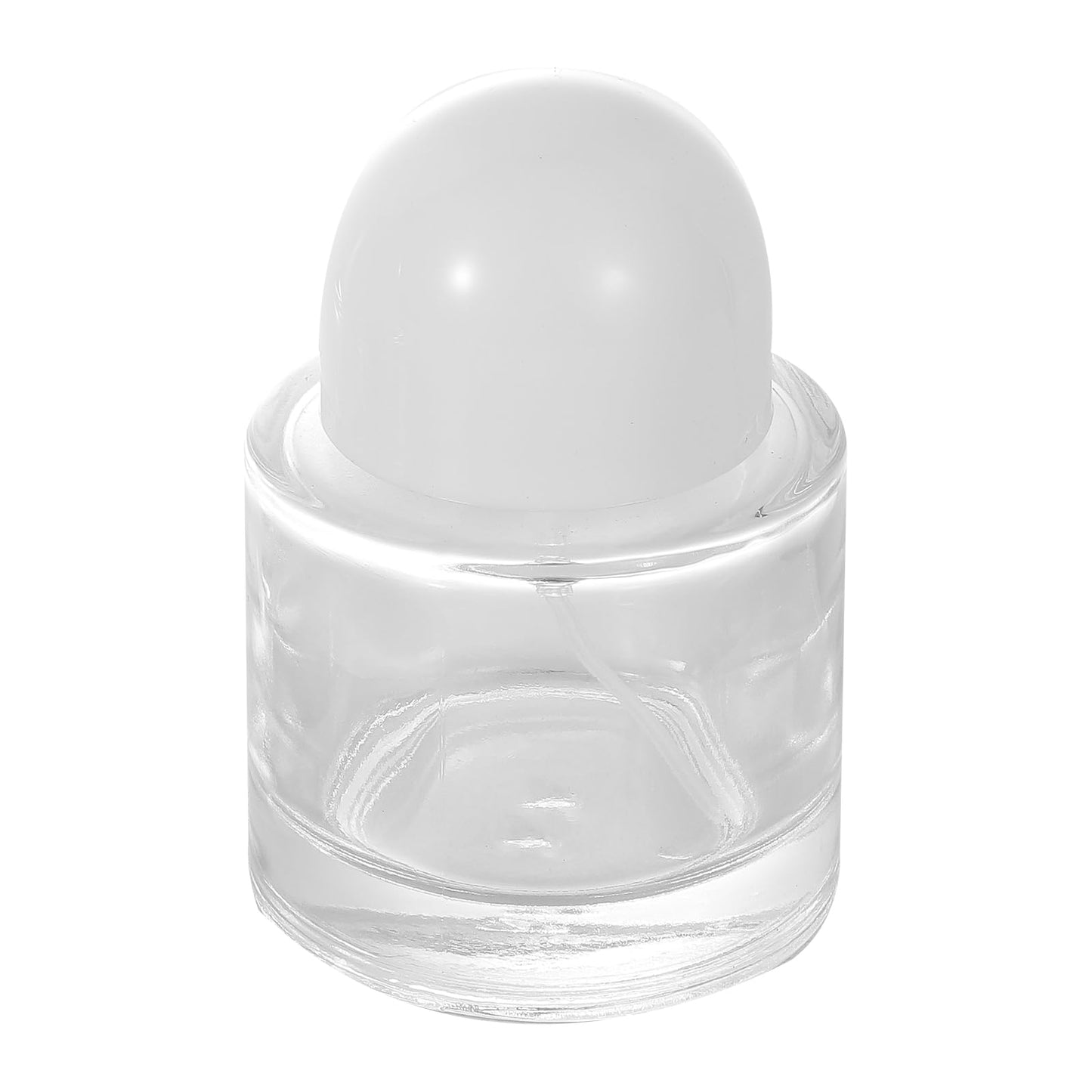 YWG Stone Clear Glass Perfume Atomizer 30ml/1.01oz Round Empty Perfume Spray Bottle,Portable Fragrance Fine Mist Spray Bottle Perfume Dispenser for Travel 2Pack