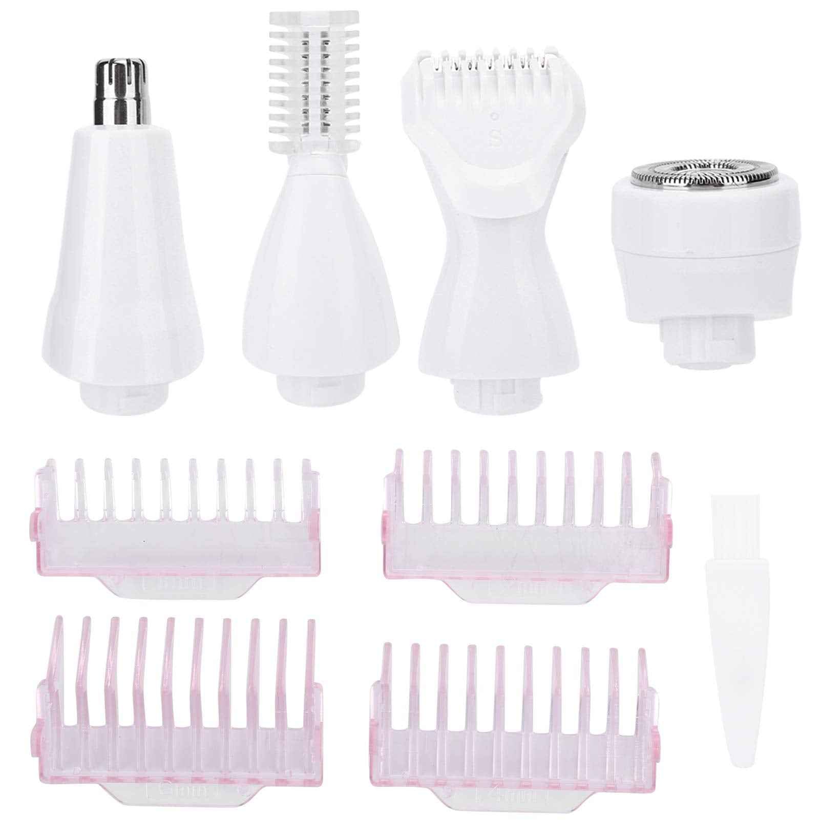 ZJchao Electric Body Depilator, 5-in-1 USB Cordless Face Bikini and Body Hair Trimmer for Men and Women, Hair Removal Machine