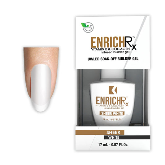 KUPA GelFinity EnrichRx Infused Builder Gel 0.57 fl oz - Sheer White