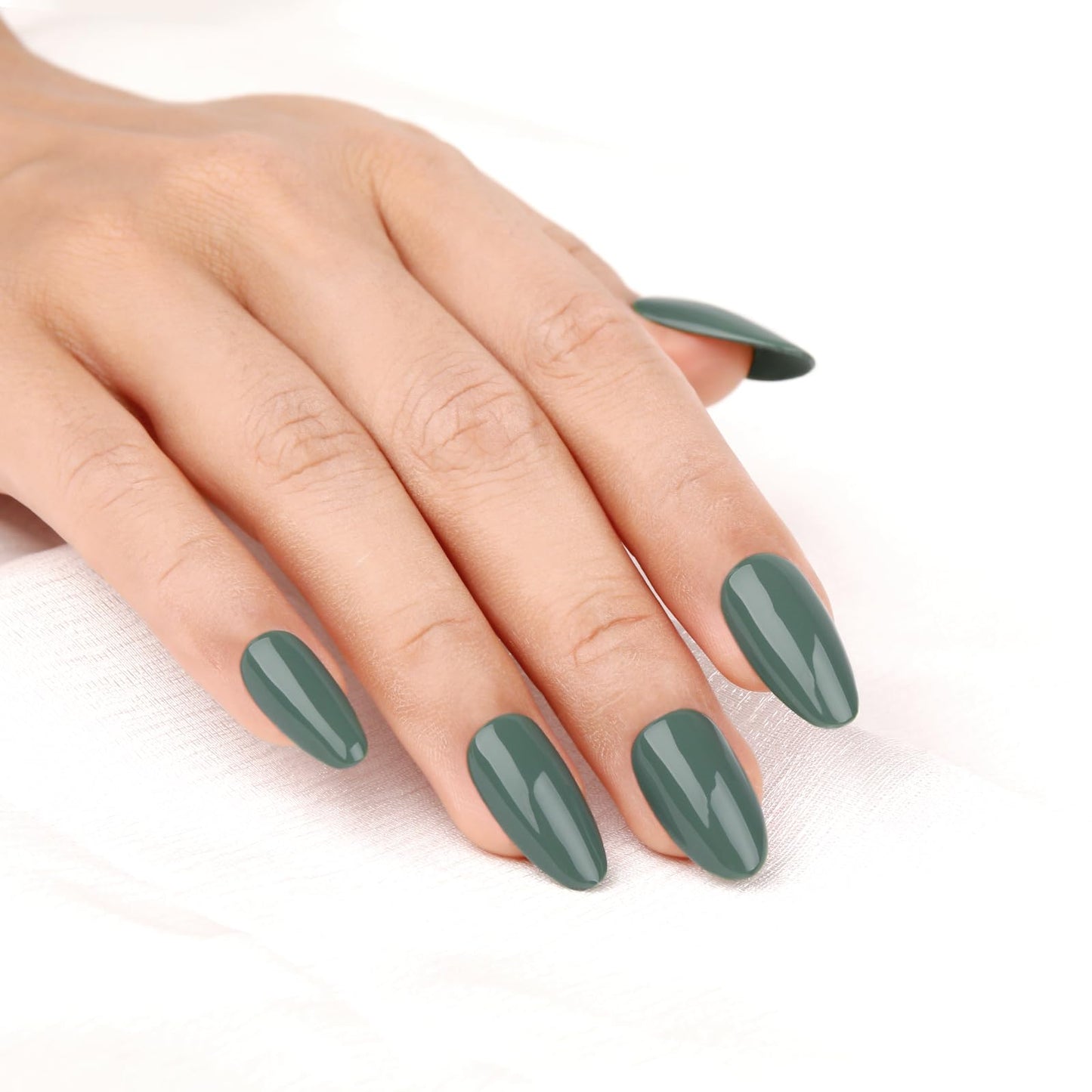 Imtiti Gel Nail Polish, Sage Green Gel Polish, 0.5 Fl Oz