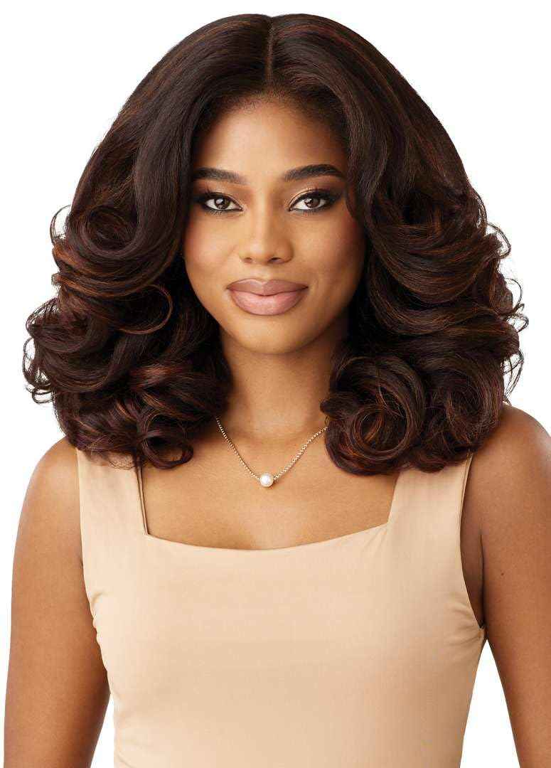 Outre Melted Hairline - Kinky Soft Edges - Kinky Soft 2 (BLACK BERRY)