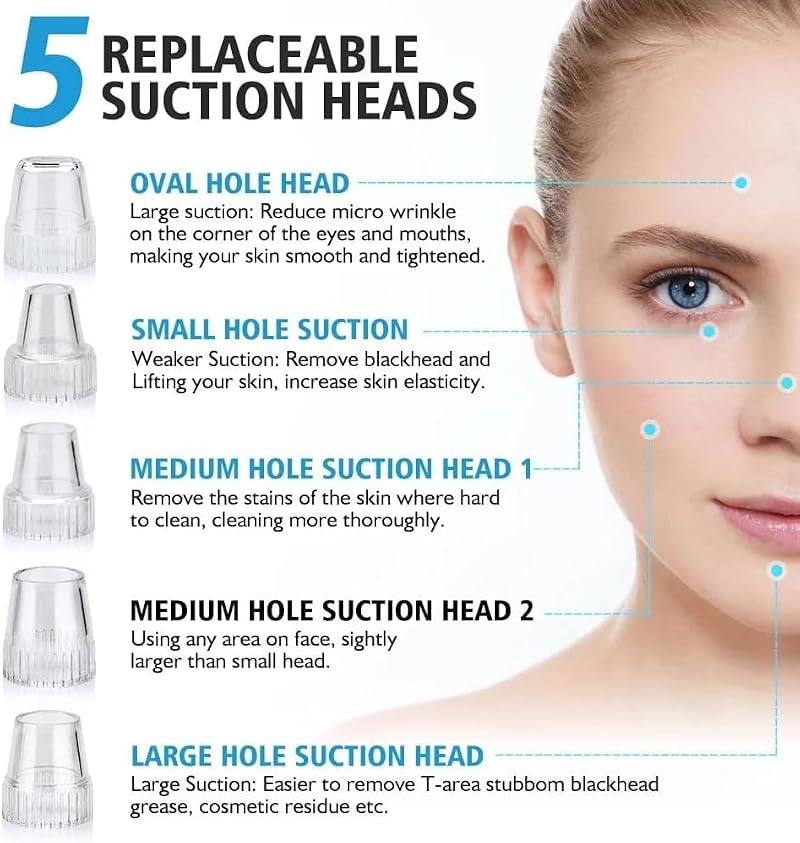 Professional Blackhead Remover Vacuum with 3 Suction Levels